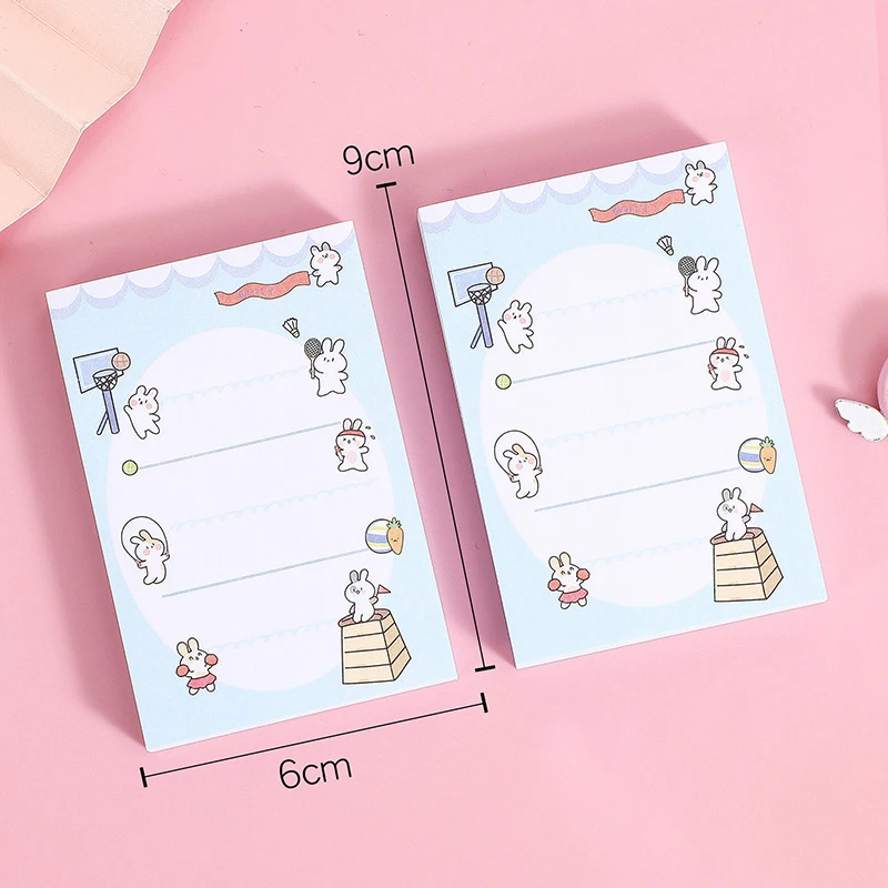 Stationery school season student animation creative office self-adhesive color cartoon sticky note pad