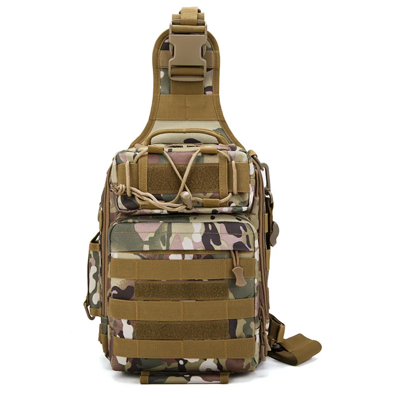 Wholesale Factory Customized Logo Camo Cross Body Sling Tactical Backpack Chest Bag For Men