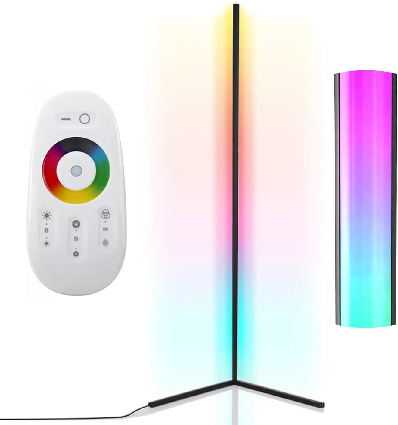 
OEM Corner LED Lamp Wirelss Remote Controll Modern Floor Lamp Increase Atmosphere for Bedroom Rgbic Dream Color Corner Lights 