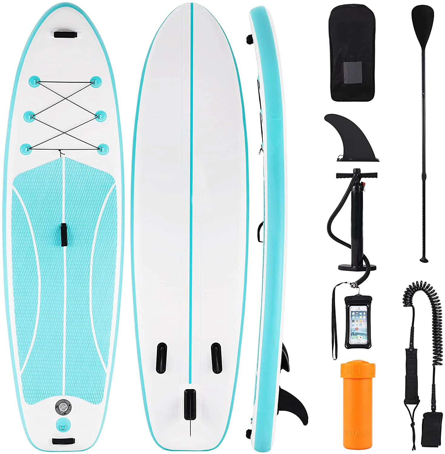 New sup inflatable paddle board standing surfboard portable Customized surfboard pattern