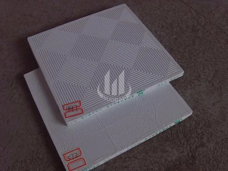 Hot sales green environmental protection and energy saving lightweight  595 x 595 mm  Color Vinyl  Laminated Gypsum Ceiling