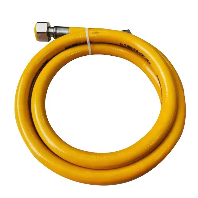 
Factory direct sale pvc flexible natural stainless steel gas hose 