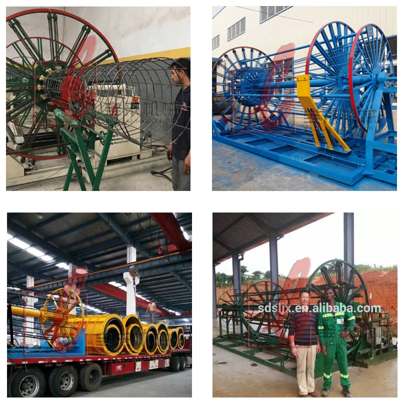 Automatic Steel Mesh Cage Welding Machine Concrete Cement Pipe Production Line