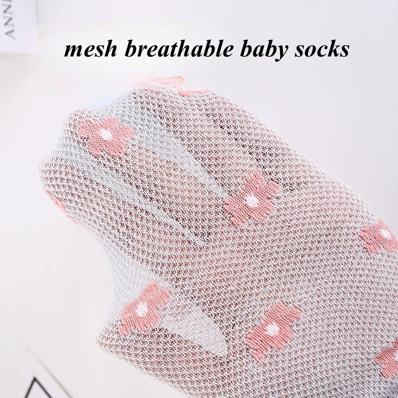 wholesale newborn toddler flower pattern soft cotton Ruffled Infant Tube Long Socks 0-6 months