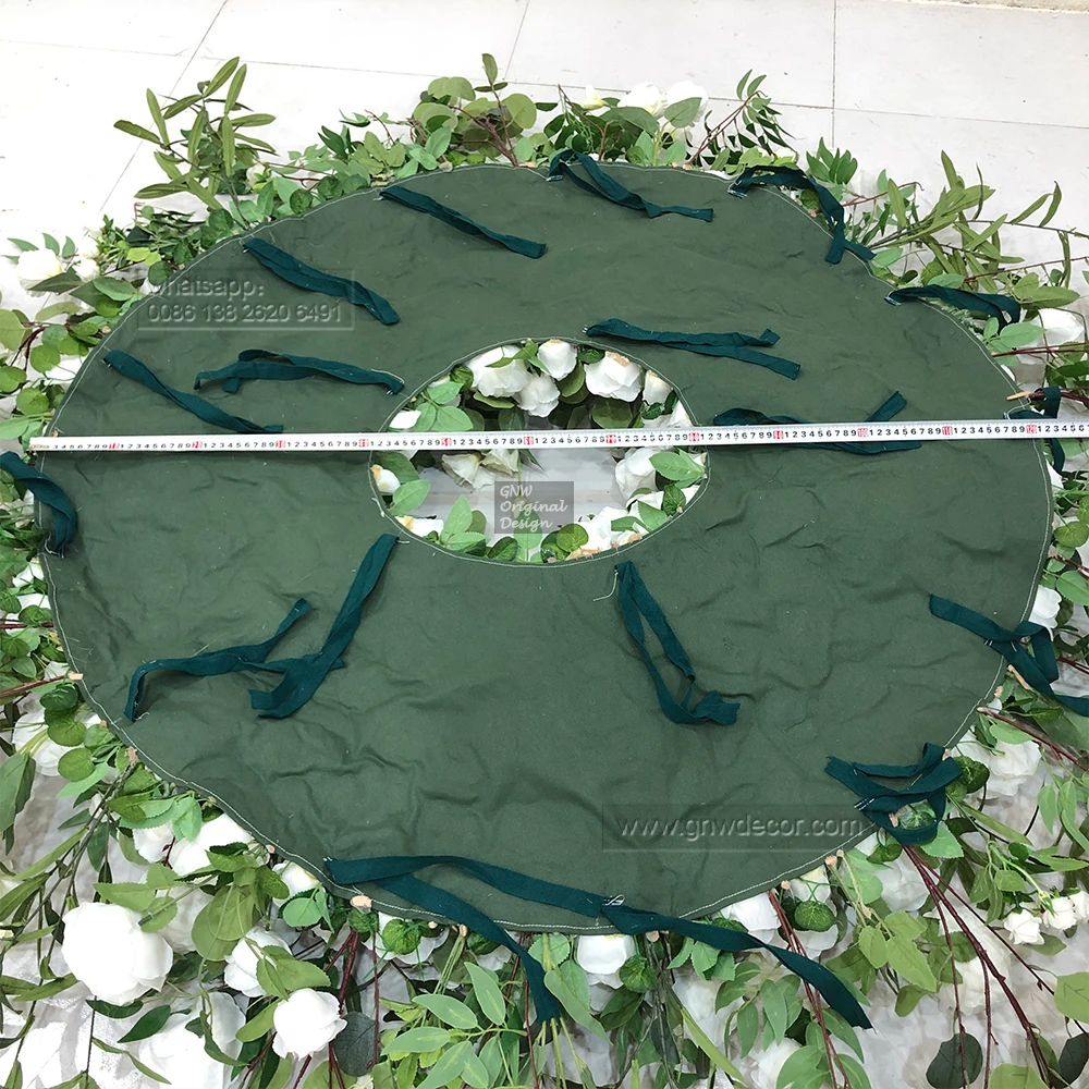 GNW Cake Table Flower for wedding party event decoration Flower artificial silk flower beautiful design Rose greenery decor