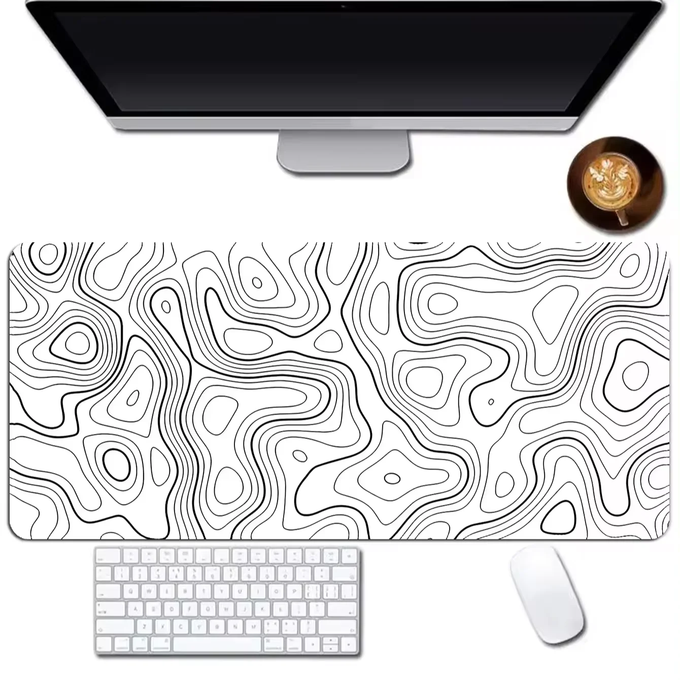 Desk Mats for Oem Odm Factory Gaming Mouse Pads with Edging Packaging and Logo Pc Desk Pad Mat Custom Mouse Pad for Home Office