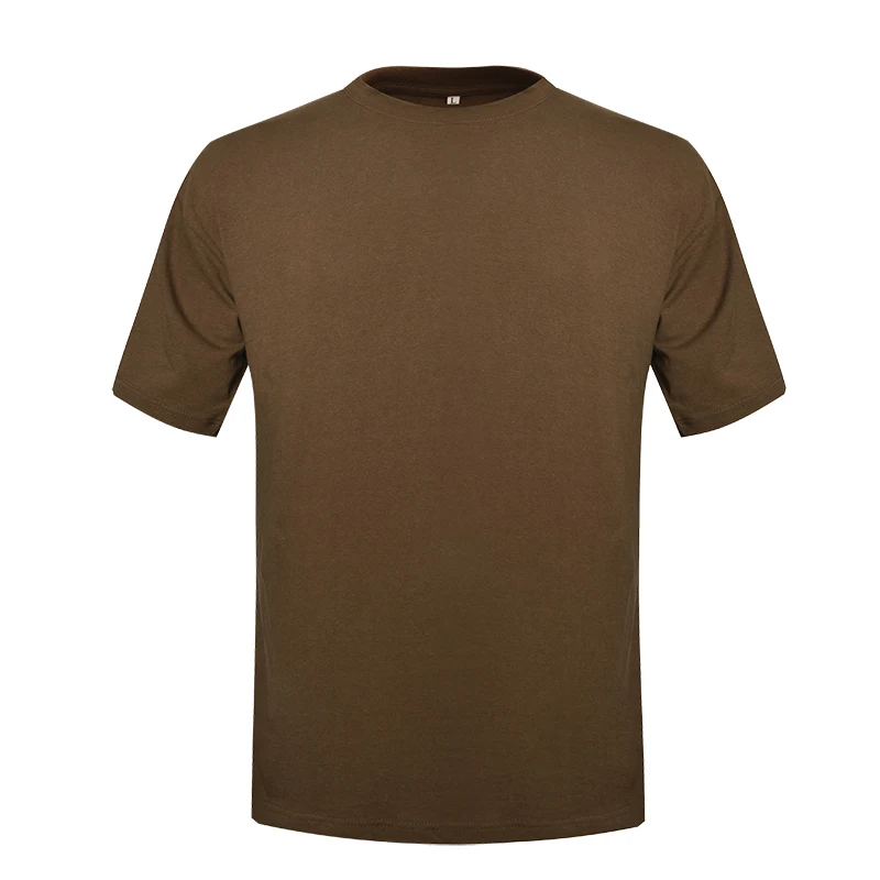XINXING Brown t-shirt cotton tactical t-shirt combat t shirt
