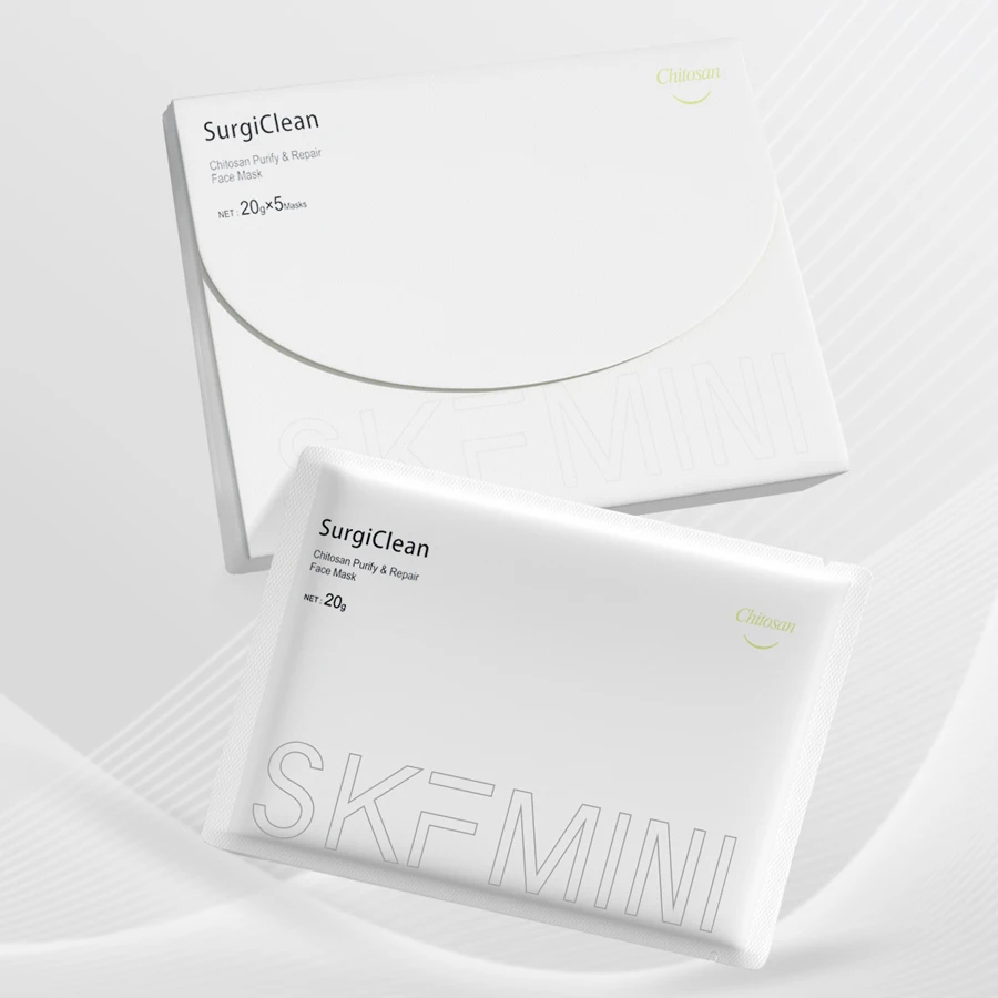 Manufacturer Supply Surgiclean Chitosan Skin Revive & Nourish Mask 20g*5 Pcs