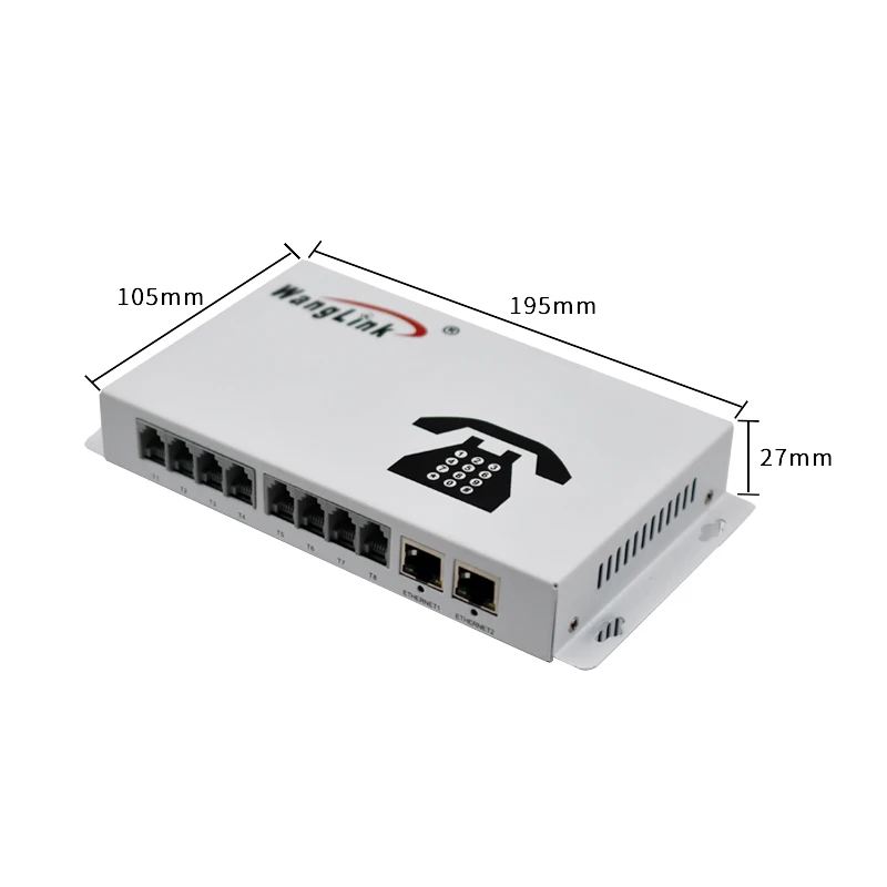 
Wanglink High Quality voice Multiplexer fxs/fxo to fiber optic converter 8 channel Telephone over fiber converter 