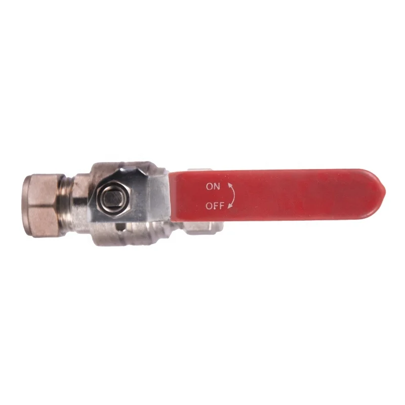 Factory Female Thread 1/2 Inch Long Handle Copper Brass Ball Valve