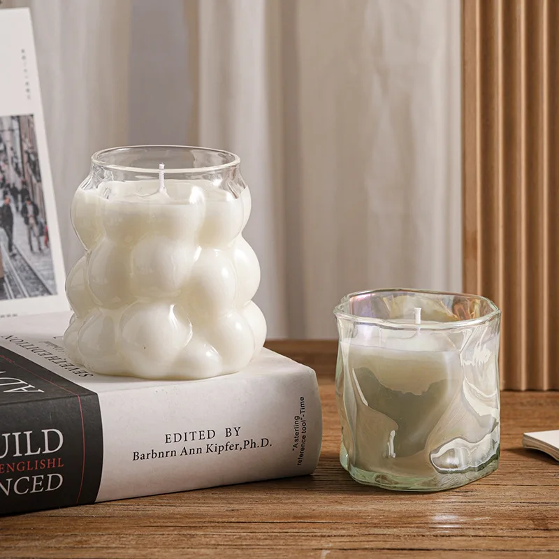 Hand Poured in USA Long-Lasting Essential-Oil Scented Soy Wax Blend Candle in Glass Holders Lanterns & Jars