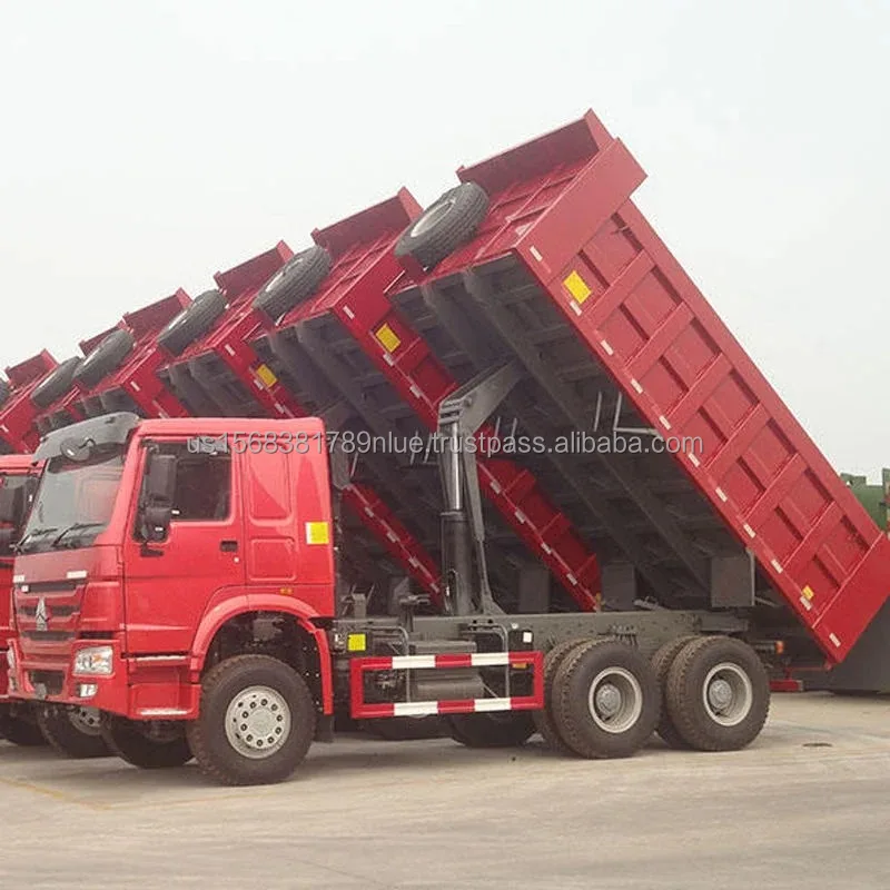 Китайский бренд Howo 6x4 375 371 10 Wheeler 40 тонн Самосвал Левый ручной привод Электрический евро 2 Эмиссионный стандарт Foton HW19710
