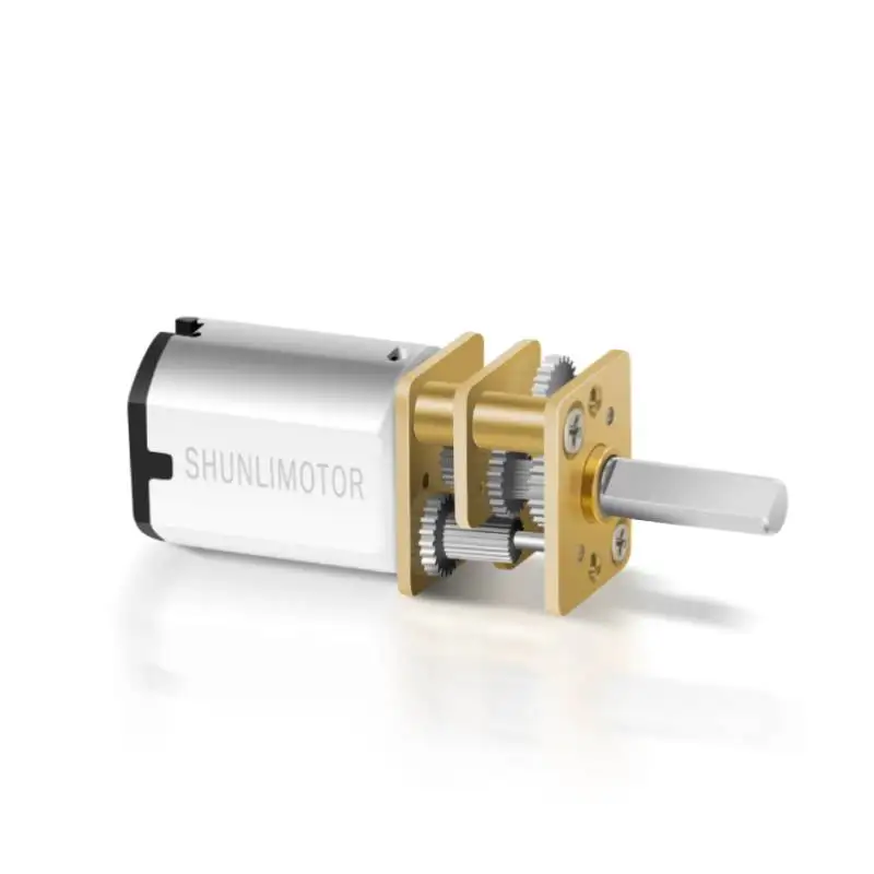 Shunli dc gear motor low rpm 60rpm 3v 10mm dc mini gear motor for toys car