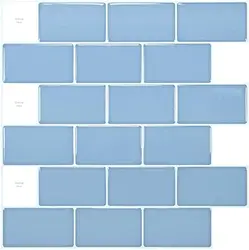 Белая самоклеящаяся плиточная плитка, 3d самоклеящаяся плитка на кирпичной стене, плитка для кухни, ванной комнаты