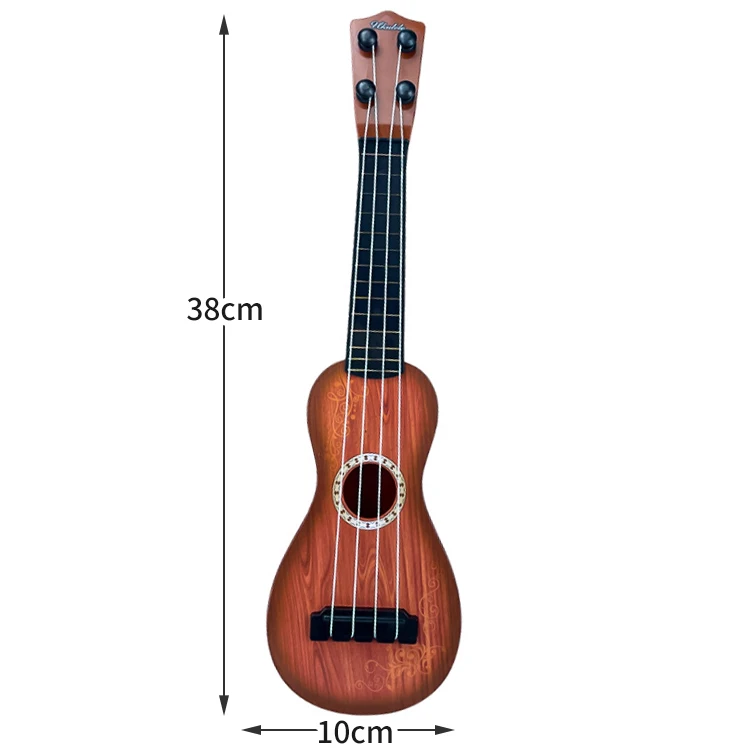 Wholesale Kids Vintage Early Education Musical Instrument Playing Guitar Beginner Boy Girl Toys Mini Ukulele Guita