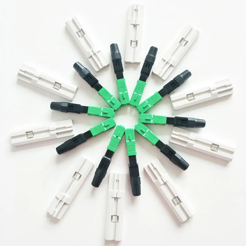 SC Field Assembly Optical Connector SC A-P-C Quick Connector for FTTH Network