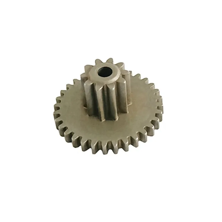 powder metallurgy alloy sintered dual gear precision 32 tooth driven duplicate gear