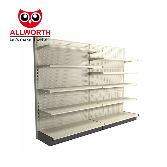 Pomelohome Hot Selling Grocery Steel Display Gondola Shelf Goods Shopping Store Shelf