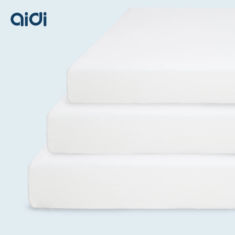AIDI Euro Top Factory Supply 7 Zone Pocket Spring Bed Fire Retardant Sponge Latex Foam Mattress Roll In A Box