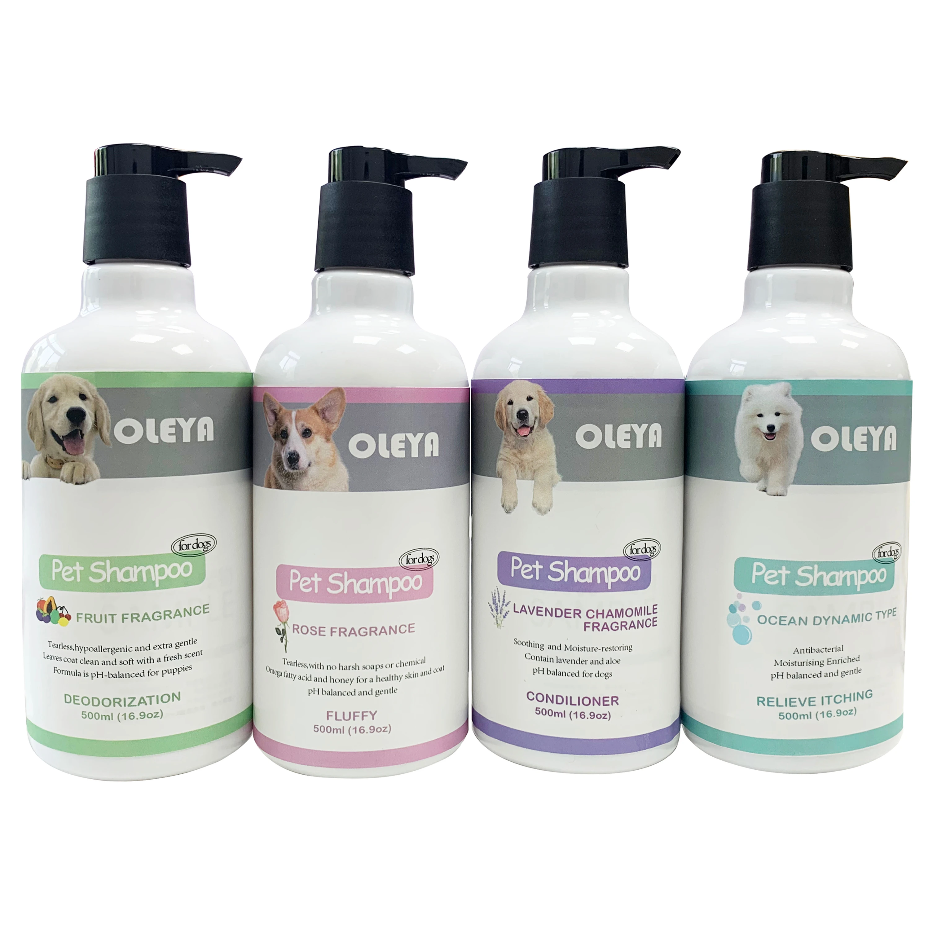Wholesale private label organic pet shampoo for dogs