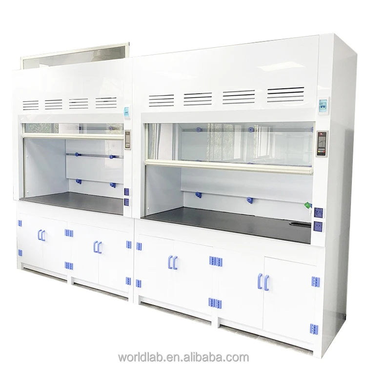 Manufacturer wholesale laboratory PP fume hood PP test bench European standard special exhaust hood non-standard customization