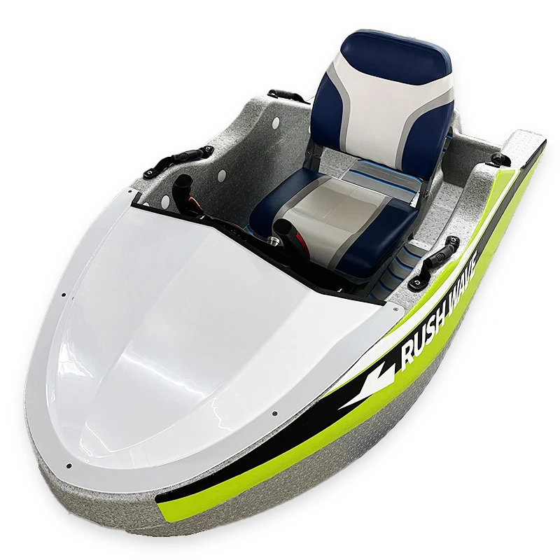 Wholesale Custom OEM Ocean Sea River Lake Water Sport Small Rush Wave 15KW Mini Jet Boat Electric Go Kart Boat