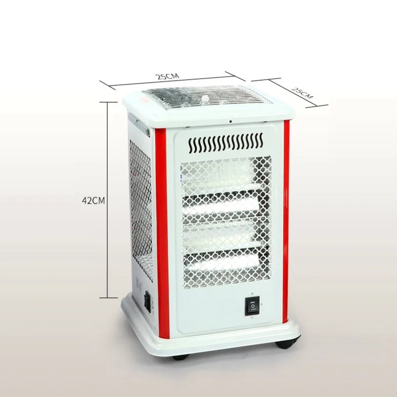 Портативный 600W Крытый функция приготовления галогенная зима обогреватели на открытом воздухе 5 сторон кварцевые ЭЛЕКТРИЧЕСКИЙ КОМНАТНЫЙ обогреватель
