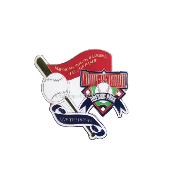 Американский Молодежный Бейсбольный Зал славы, бейсбольные торговые значки, значки для софтбола