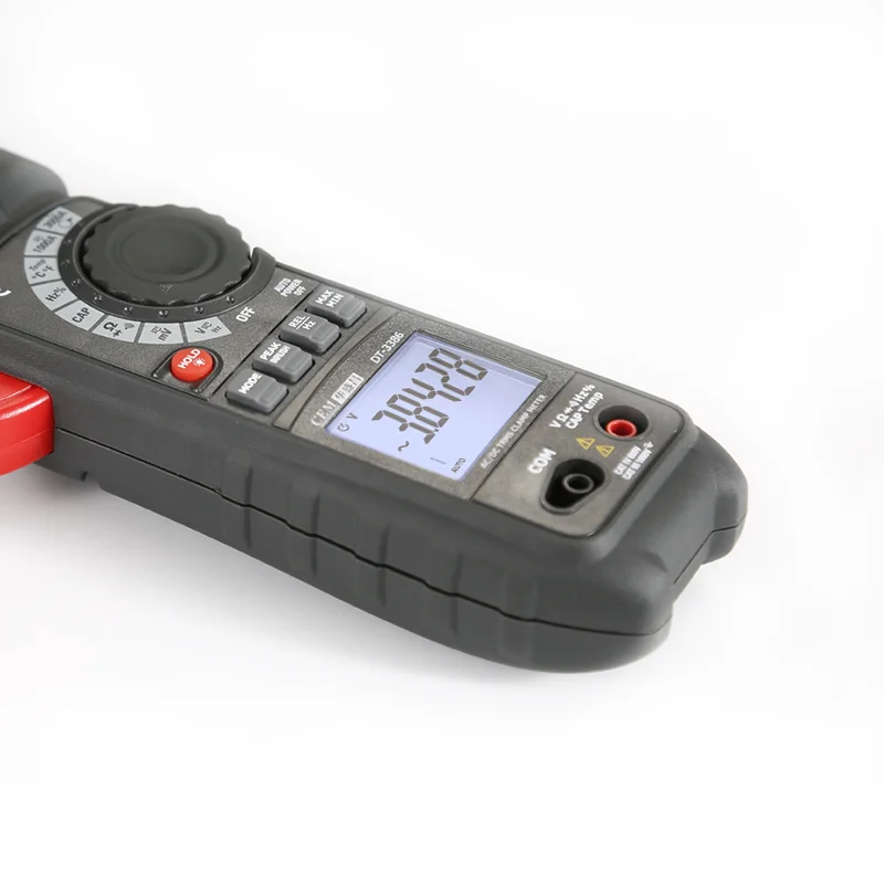 Dt-3386 высокой точности промышленные AC-DC true RMS Цифровые токоизмерительные клещи Электрический измеритель