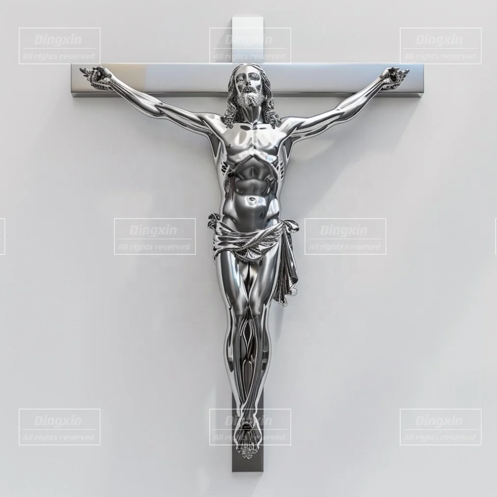 Customized high quality icon sculpture orthodox Jesus statue praying for use in places of worship