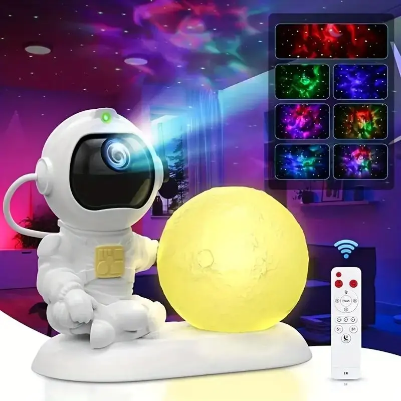 Робот galaxy star астронавт световой проектор с тумандой g светодиодный ночник st rgb