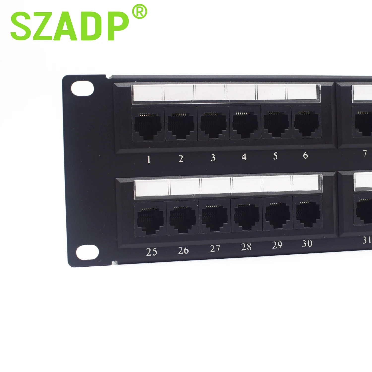 Cat 5 Патч-панель со вставками Cat6 48 портов Rj45 24 порта Utp скользящая Sc дуплекс 25 50 порт Rj11 телефонная