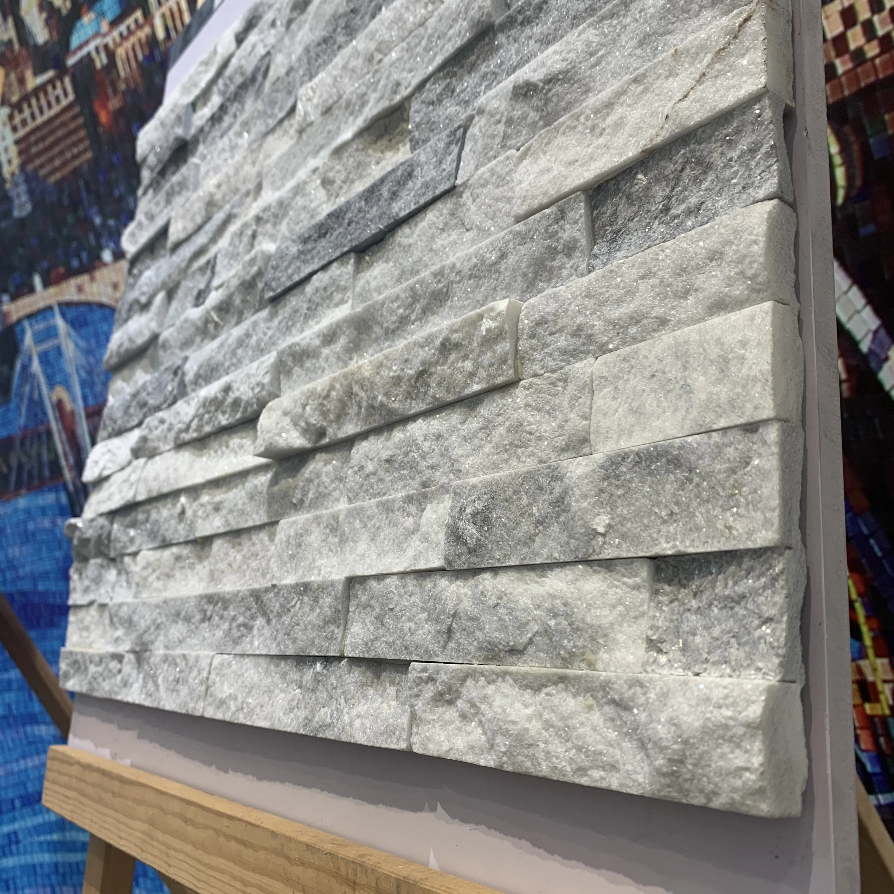 150x600 внешняя каменная мозаичная плитка для культивирования наружная настенная садовая