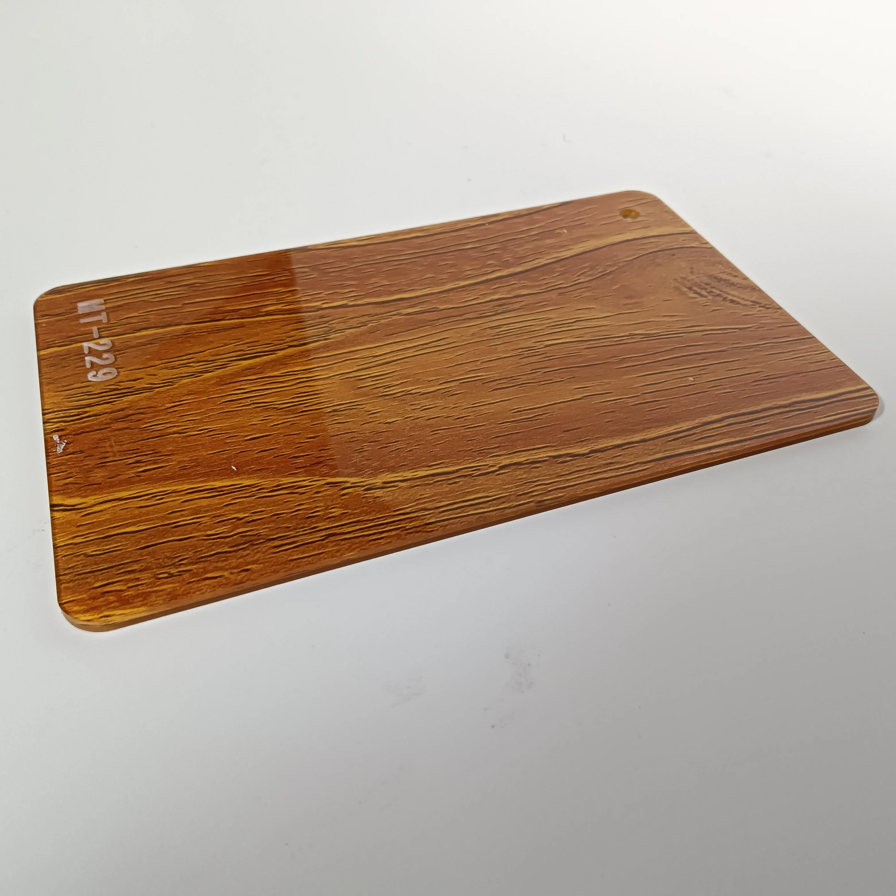 Home Decor MC-206 4 x 8 ft Plastic Unbreakable Wooden Plastic Acrylic Panel for laser cutting