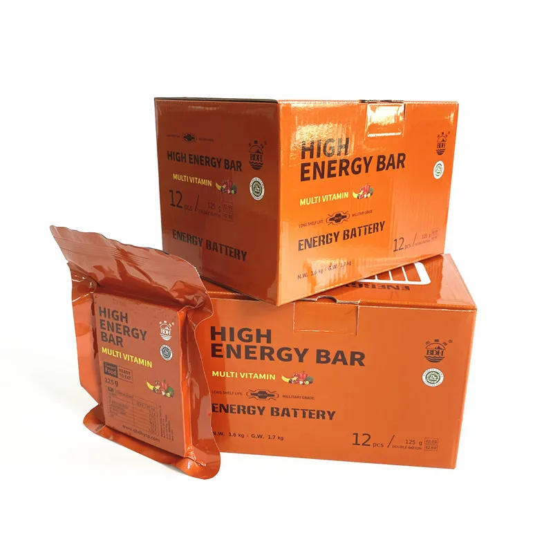 Ready to eat emergency ration food for outdoor supplies multivitamin biscuits