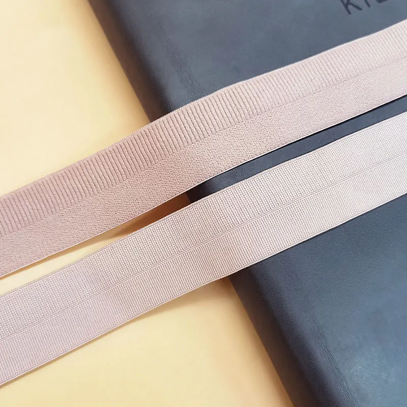 Soft Down Jacket Ribbed Fold Over Elastic 20 mm Durable Ribbing Elastic Webbing For Coat Cuff Shantou Manufacturer OEM ODM Order