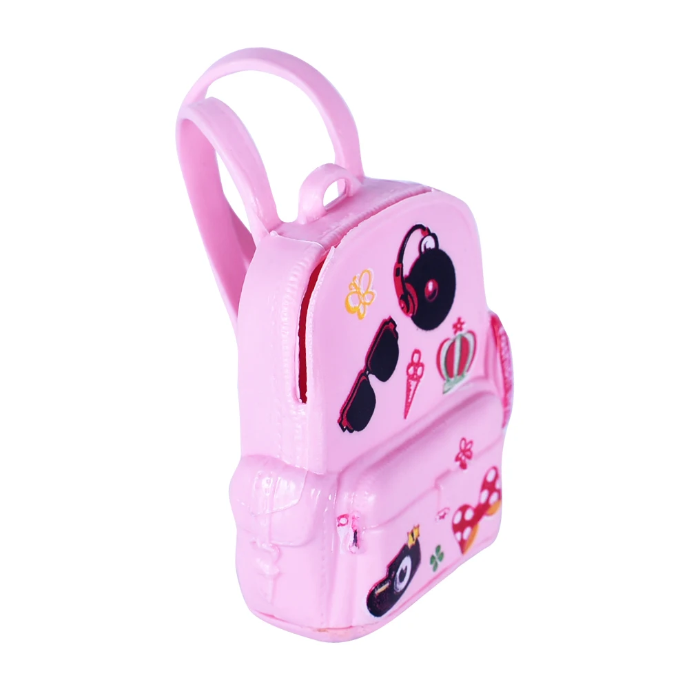 Doll School Stuff Mini School Supplies Doll School Accessories Mini Pink Doll Backpack
