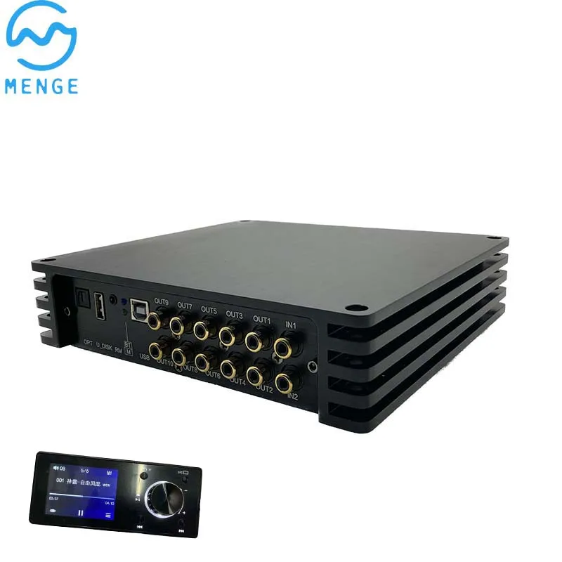 DSP Customized Car Amplifier Smart 8-CH input 10-CH output Class ab High-power Best Stereo Audio Car Amplifier