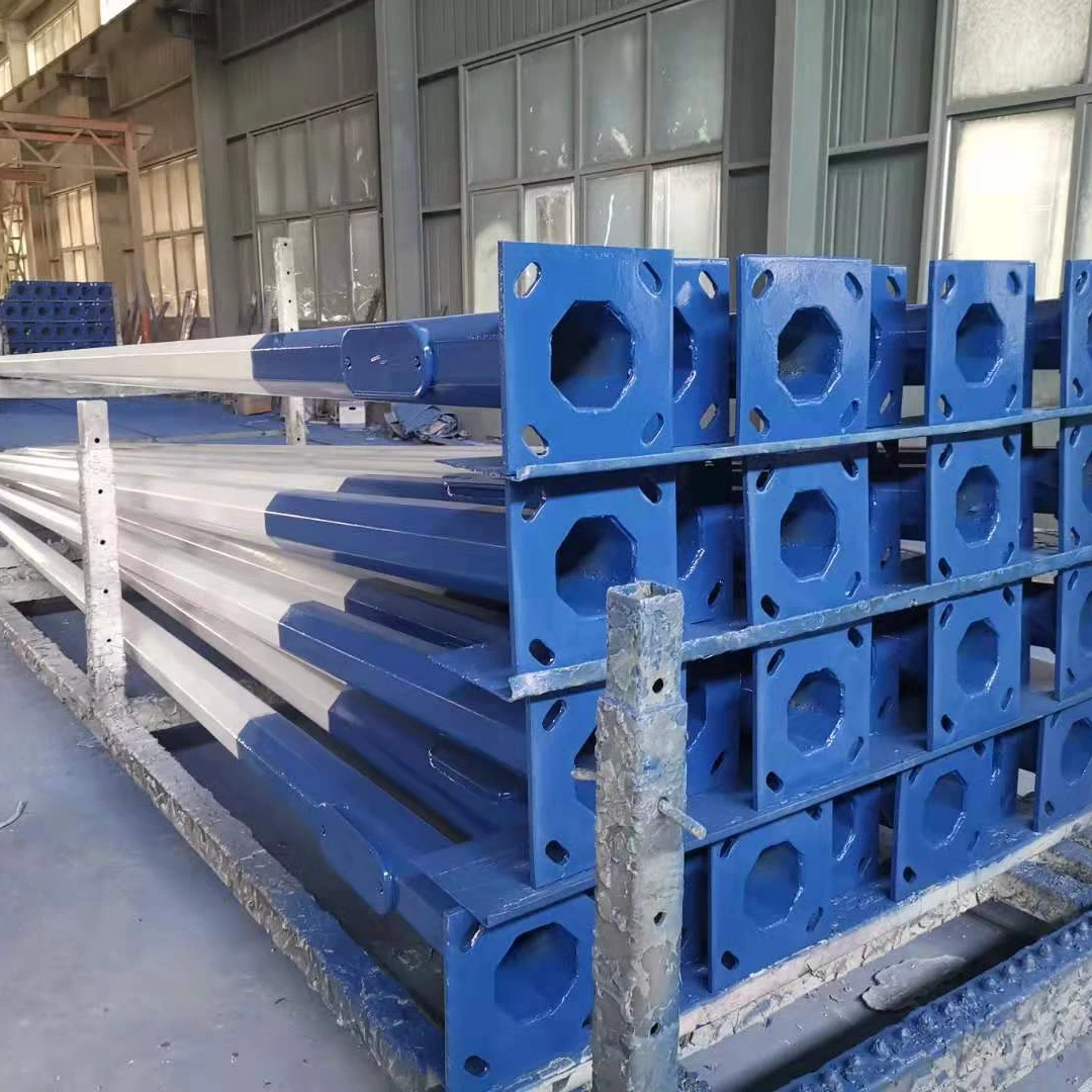 15ft 20ft 30ft 4m 5m 6m 7m 8m 9m 10m 12m double single arm price galvanized steel solar street light pole post lamp pole