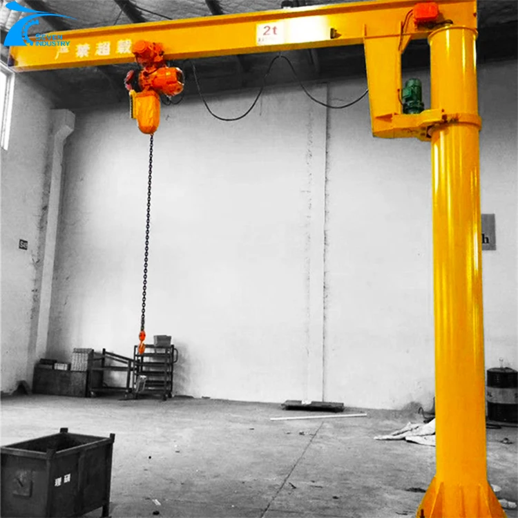  plant lift equipment column mounted 500kg- 3 ton jib crane for