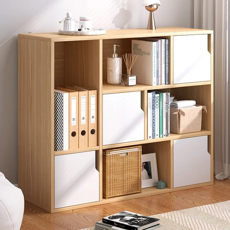 New Design House Wood Bookshelf Display Cabinet Table Folding Bookcase