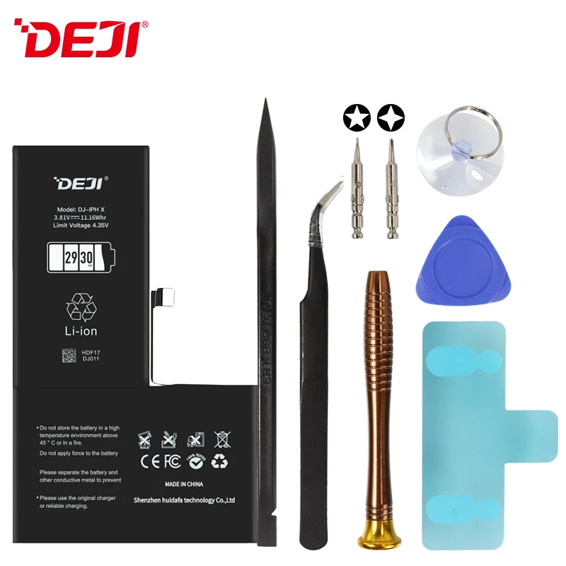 Wholesale price replacement with code battery for iphone x battery 0 cycle