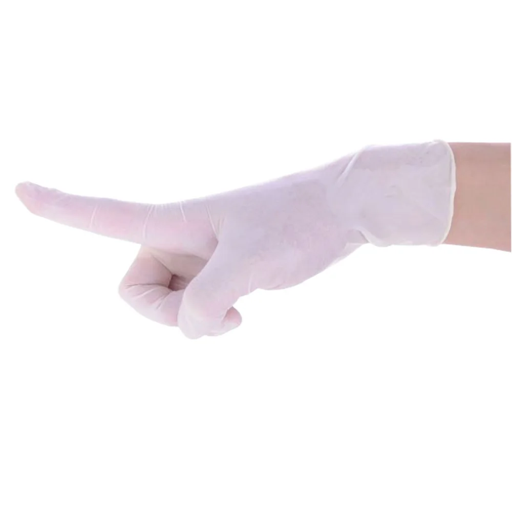 custom hand specific sterile disposable guante de latex rubber examination medical surgical hospital without powder gloves