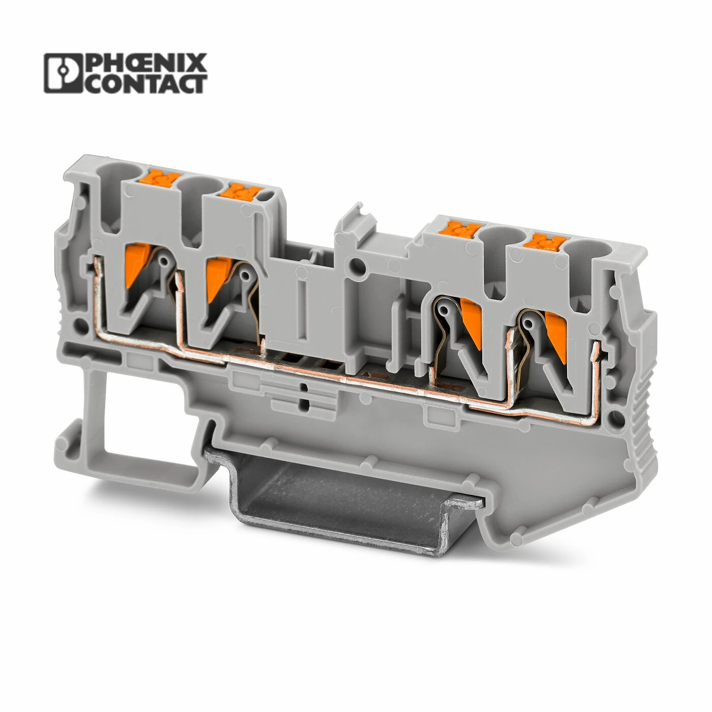 High Quality Phoenix PT 2,5-QUATTRO Feed Through Terminal Blocks / Low Price Push In Terminal Block Connector