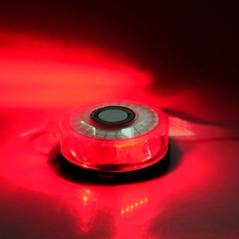Flashing Traffic Beacon Disc Emergency Strobe Lamp Road Flare Safety LED Warning Lights