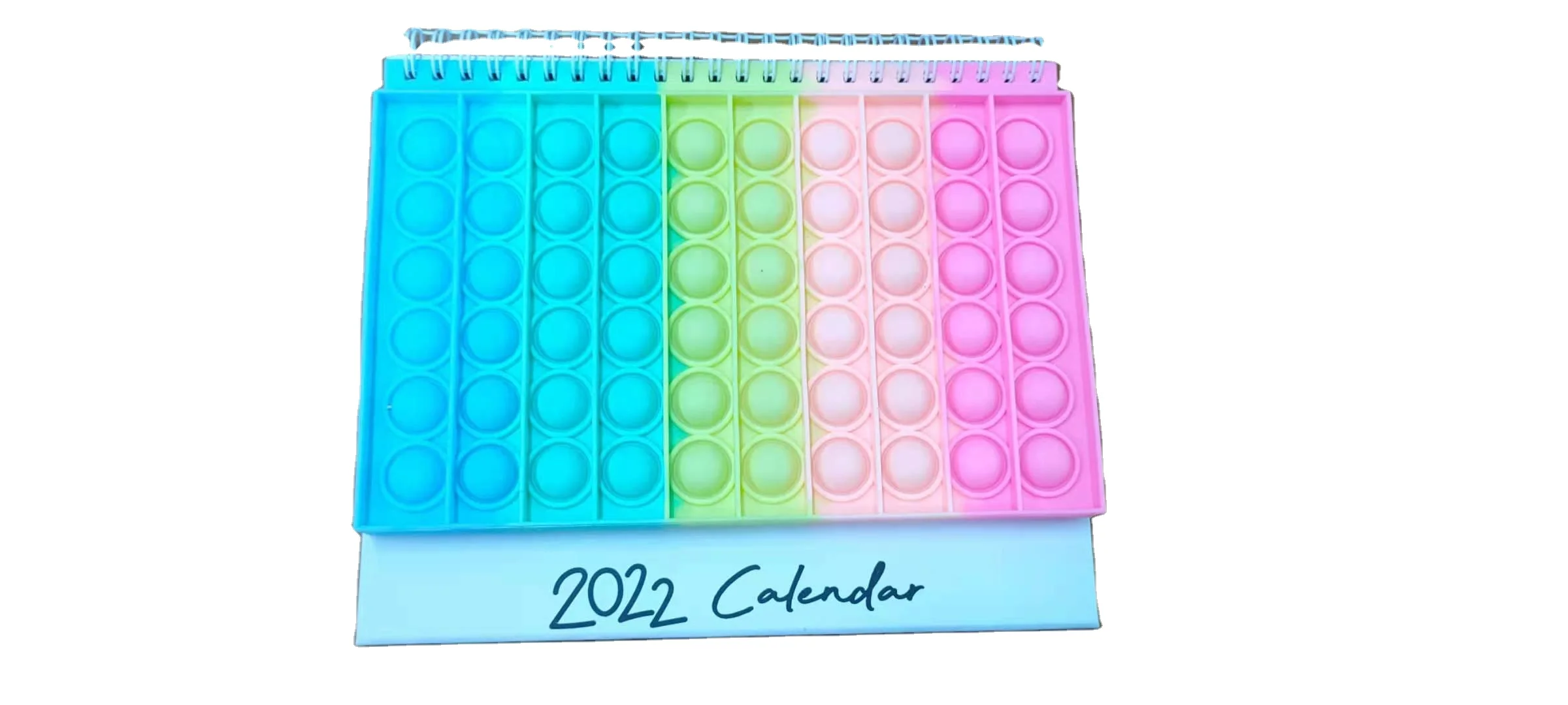 202 New style poppings notebook push its Bubble Fidget Toys set Silicone Notebook