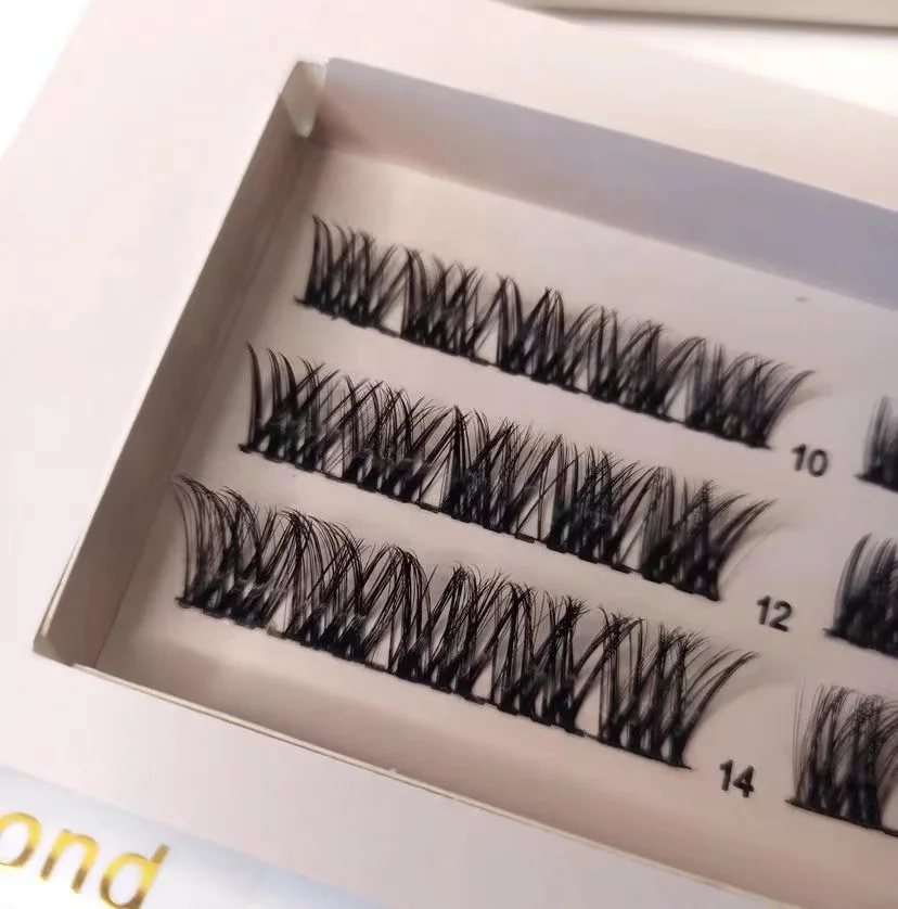 Custom D Curl 9-16mm Mix Tool For Self Application At Home Dense Diy Cluster Set Diy Eyelash Extensions Kit/diy Kits/diy