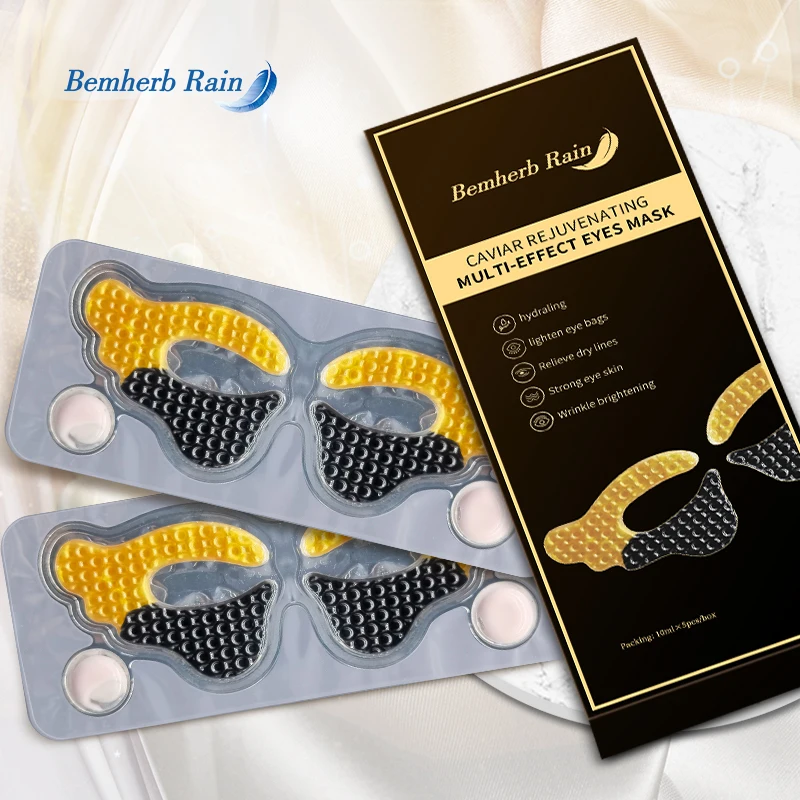 Butterfly Shape Gold Crystal Eye Mask Hydrating Lightening Dark Circle Under Eyes Collagen Intensive Nourishing Eye Patch