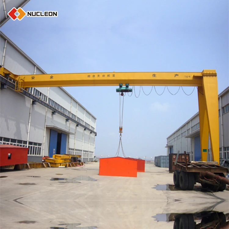 Nucleon Customized single girder semi goliath crane