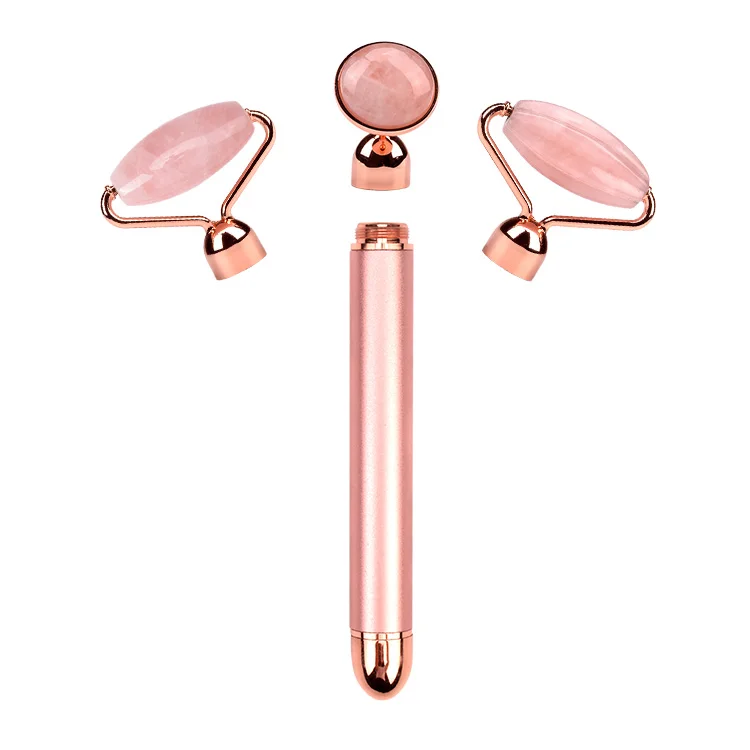 Crystal Roller Eye Facial Massager Electric Jade Hot Selling 2 in 1 Custom Logo High Frequency Portable Eyes Beauty Machine 220g